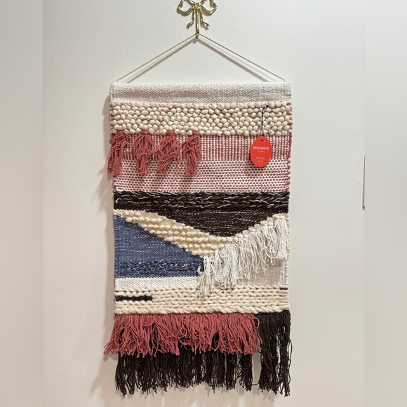 Opalhouse x Target wool woven tapestry wall decor hanging boho eclectic fringe - Picture 1 of 9